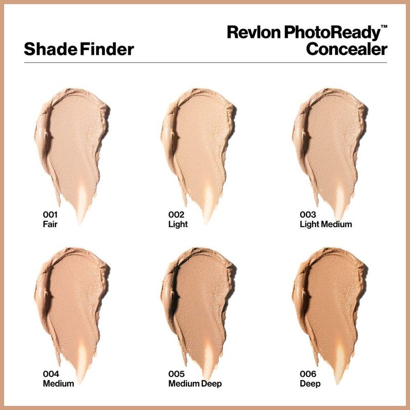 Revlon Concealer Stick - PhotoReady Longwear Makeup for All Skin Types | Medium-Full Coverage, 001 Fair, 0.11 Oz