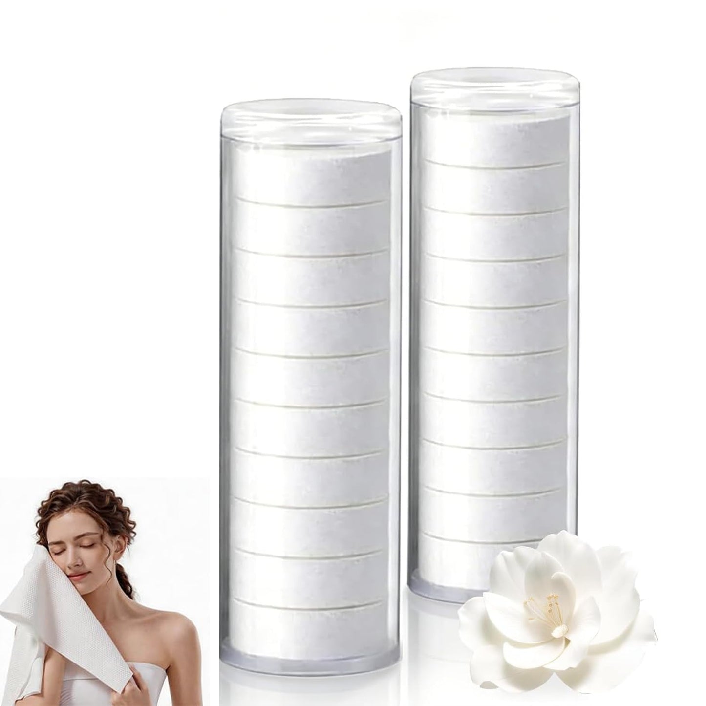 Hot Face Towel Dispenser, 5-Second Heating,55°C Constant Temp,Automatic Disposable Hot Towel Dispenser for Spa, Salon,Hotel, Bathroom(40Pcs Towels)