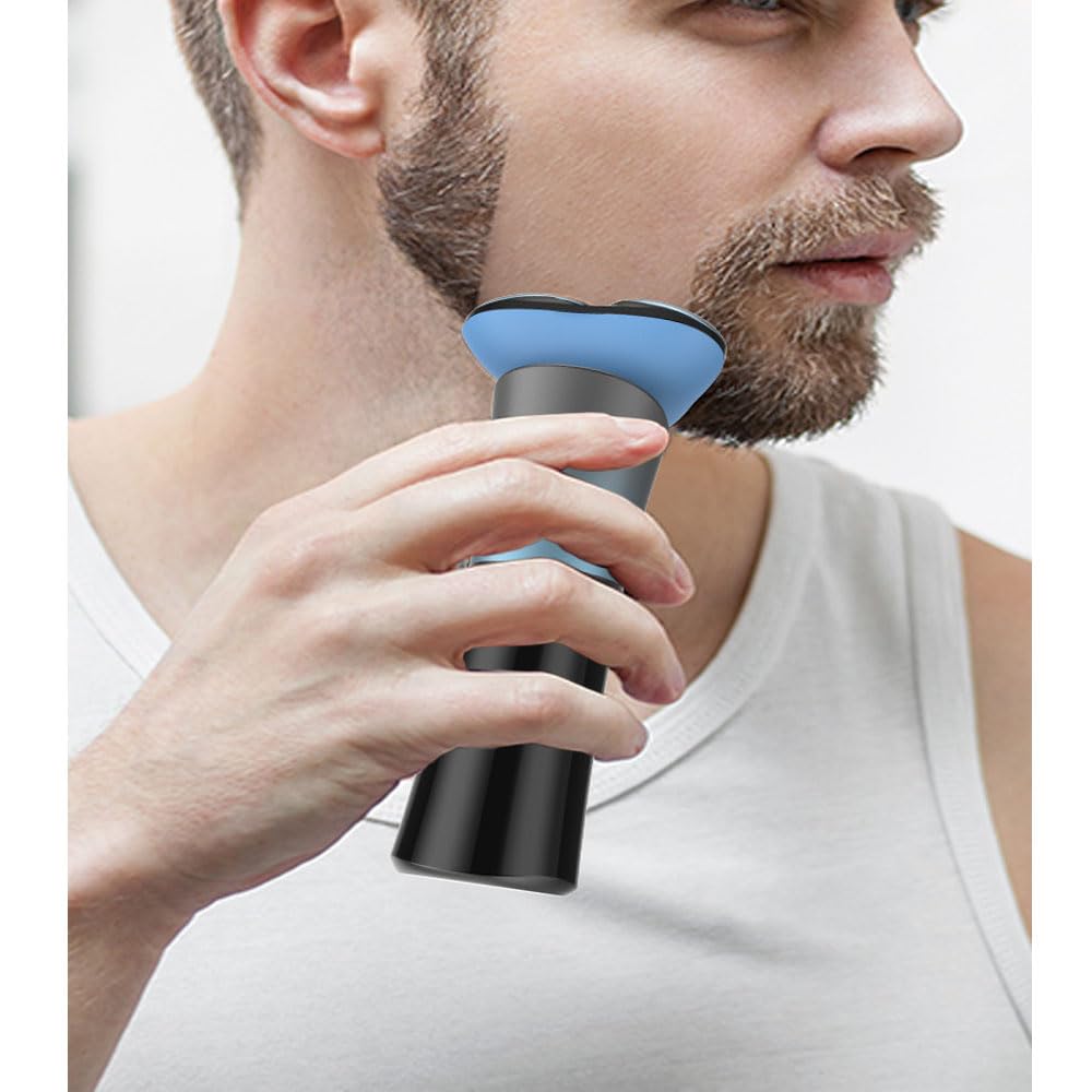 OUGEER Electric Razor for Men, 4D Rotary Shaver, Wet/Dry Cordless Rechargeable Waterproof