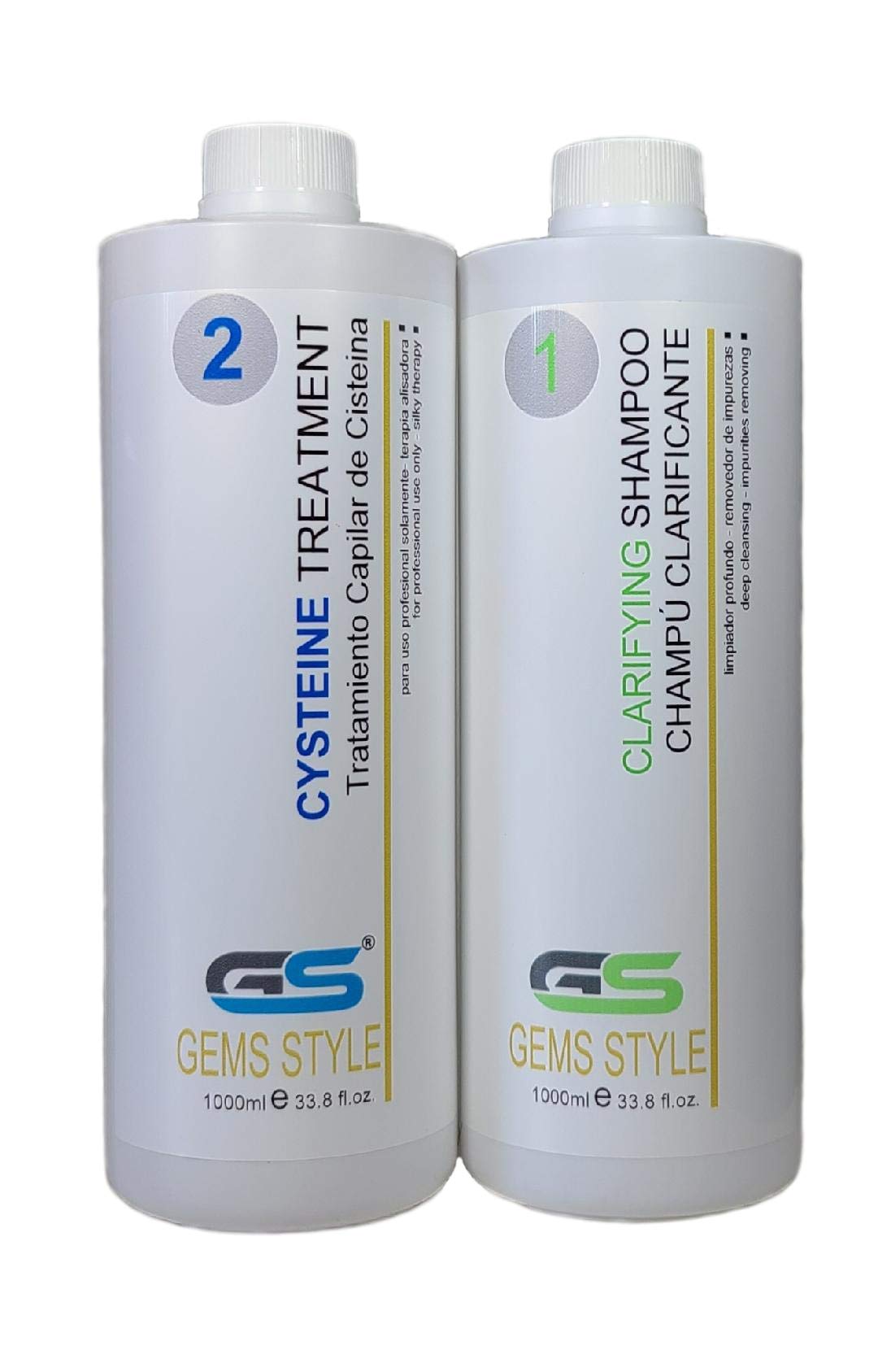 GEMS STYLE Cysteine Hair Treatment Formaldehyde Free For All Hair Type 33.8fl.oz