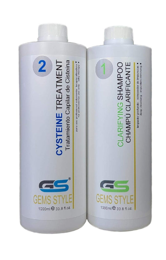 GEMS STYLE Cysteine Hair Treatment Formaldehyde Free For All Hair Type 33.8fl.oz