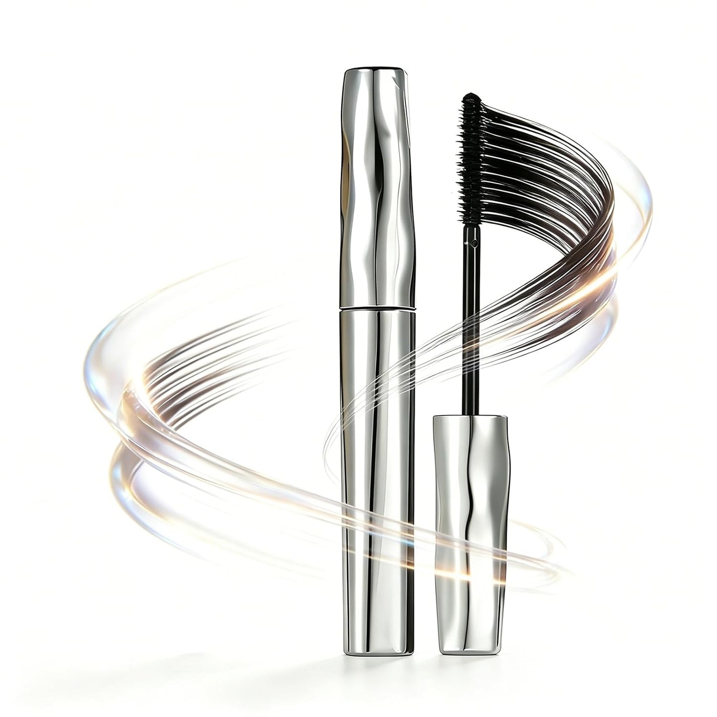 Waterproof Fiber Mascara - Smudge-Proof Eyelash Primer Base Coat for Voluminous, Long Curling Lashes | Clump-Free, Flake-Resistant Formula (1pc)