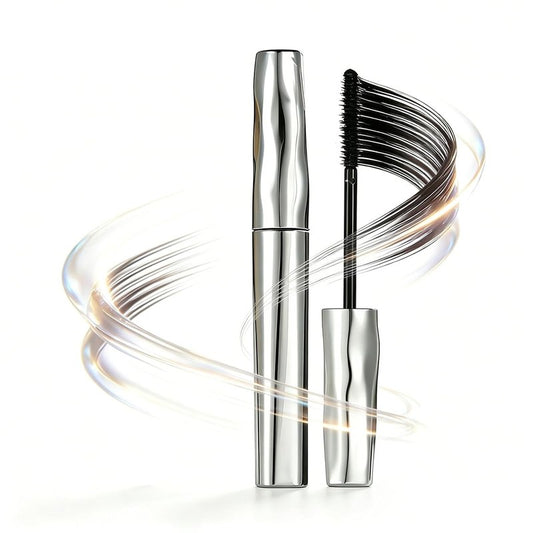 Waterproof Fiber Mascara - Smudge-Proof Eyelash Primer Base Coat for Voluminous, Long Curling Lashes | Clump-Free, Flake-Resistant Formula (1pc)