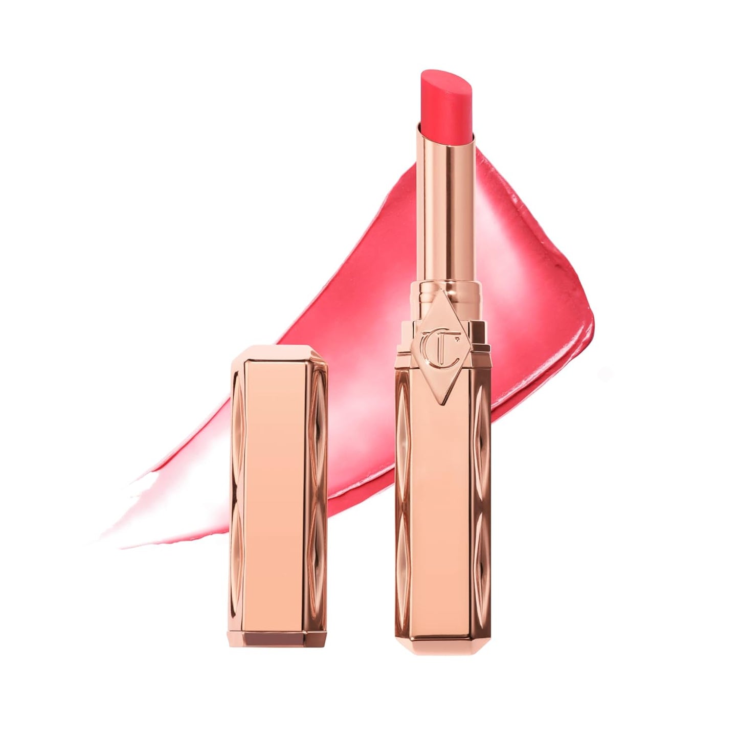 Charlotte Tilbury Pillow Talk Lip Tint - Long-Lasting Blush Balm with Peptides for Hydrated Lips | 24 HR Moisture