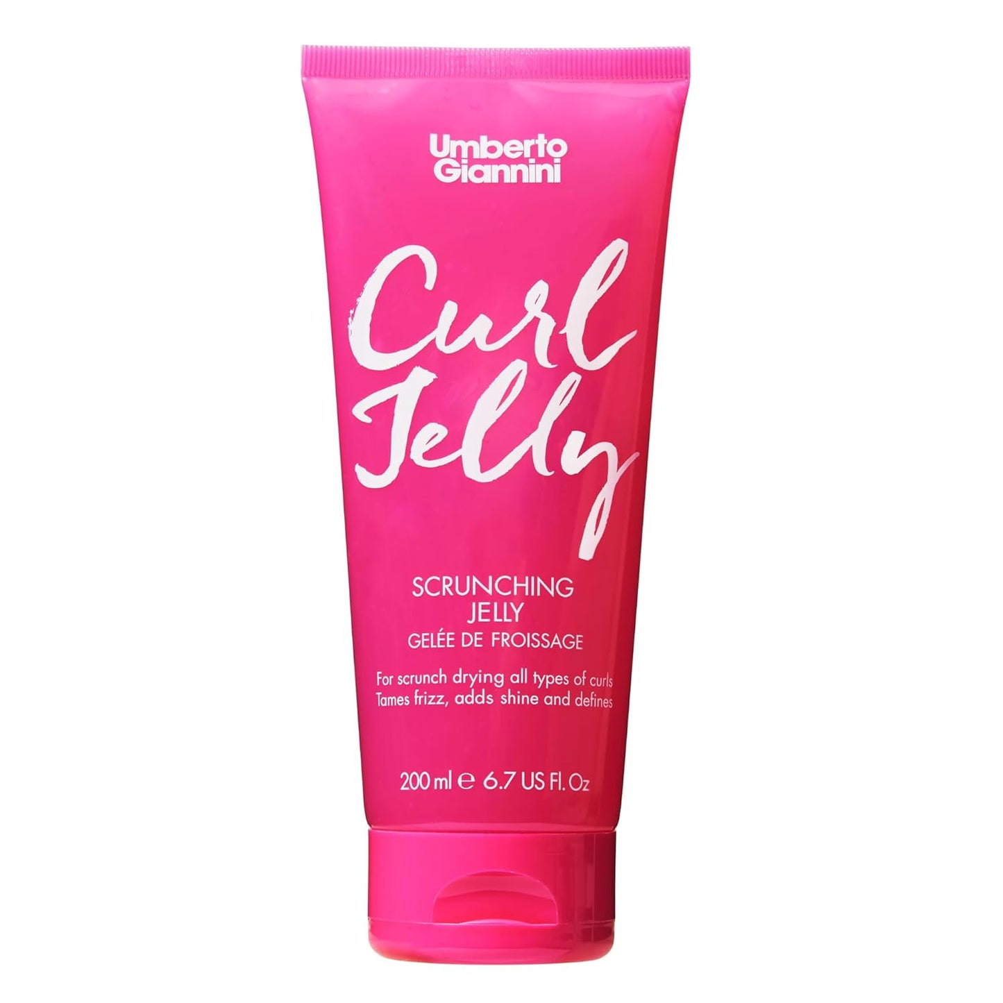 Umberto Giannini Banana Jelly Styling Gel - Strong Hold Curl & Slick Back Gel for Curly Hair | Anti-Frizz, Vegan, 200ml