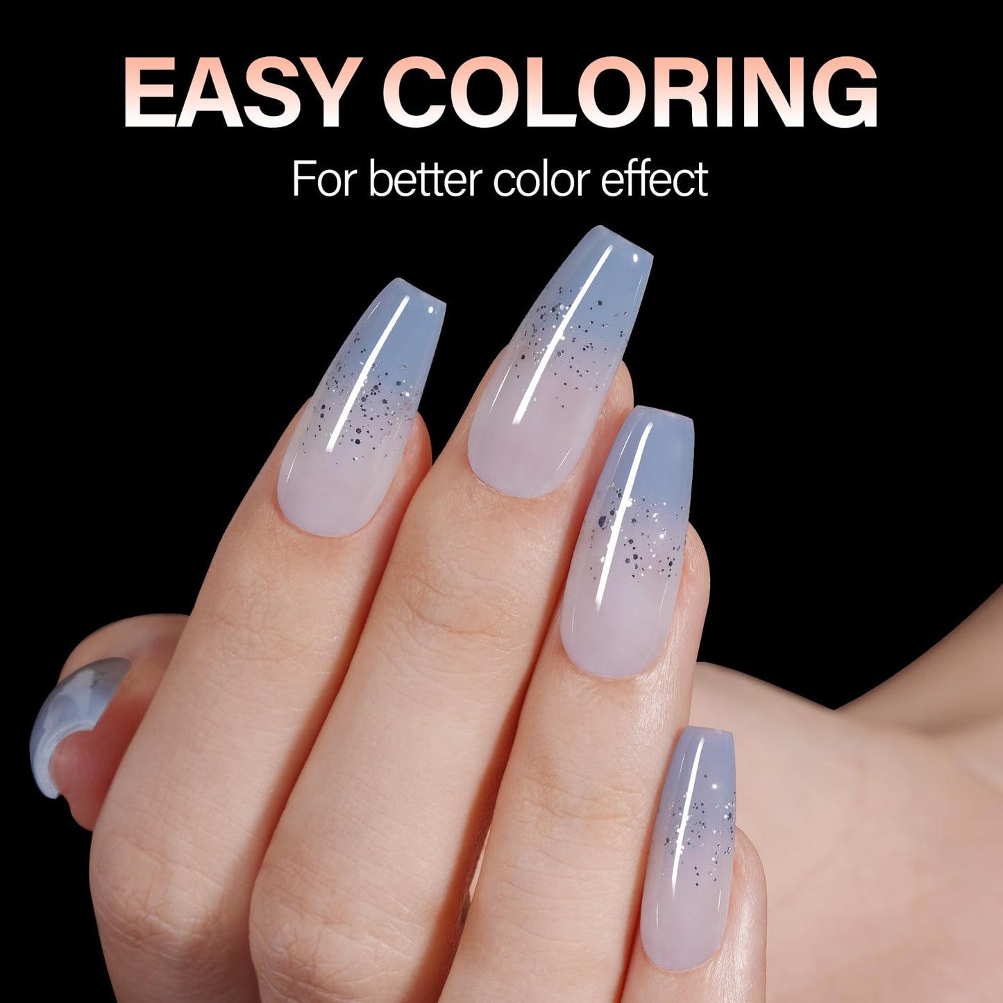 AILLSA Coffin Nails Tips 504PCS Clear Full Cover Nails Medium Gel Fake Nail Tips for DIY Press on Nail Extension, False Acrylic Preshaped Soft Nail Tips (12 Sizes)