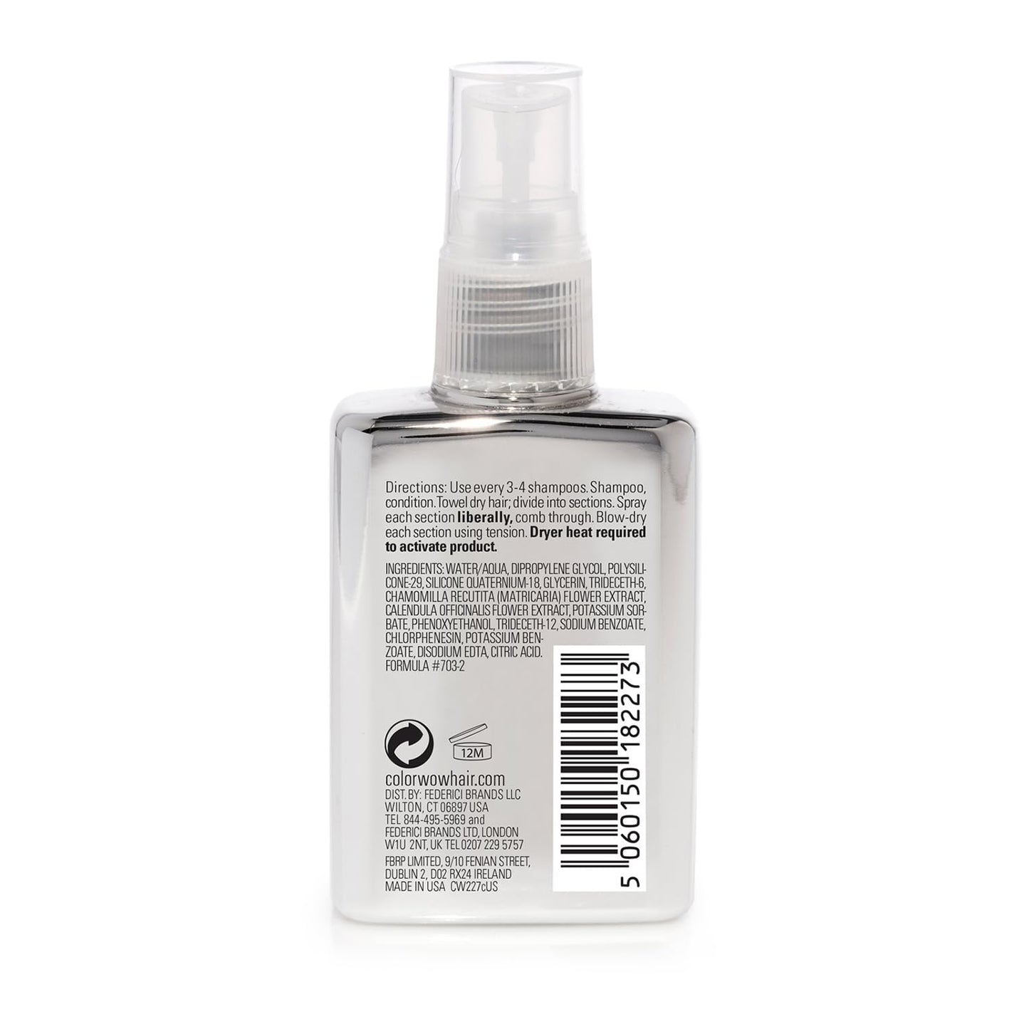 COLOR WOW Dream Coat Anti-Humidity Treatment Spray - Frizz Control & Heat Protection for Shiny Hair | 6.7 oz
