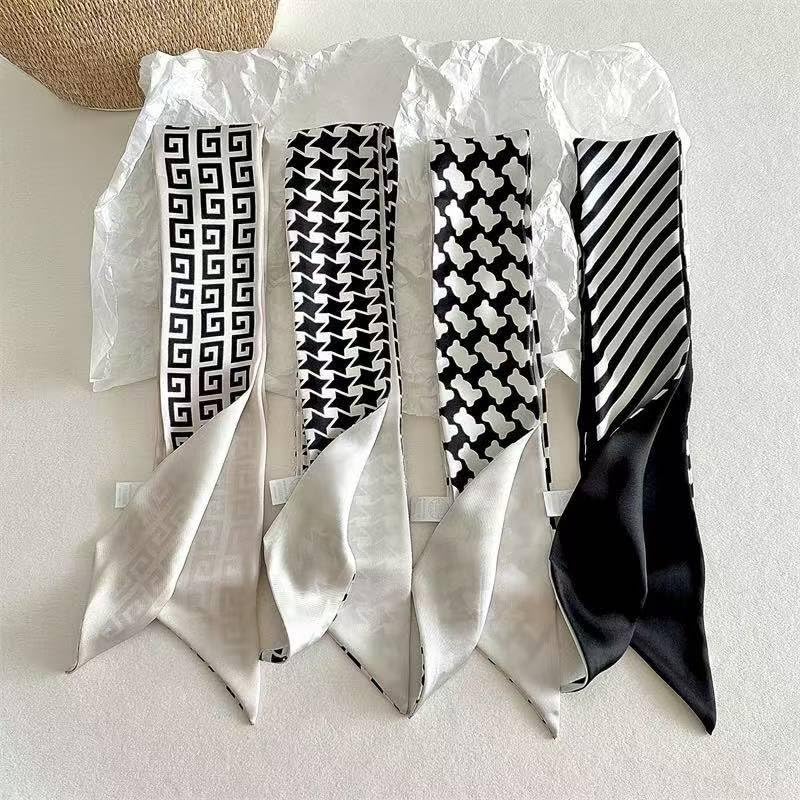 16 Pcs Boho Satin Scarves & Headbands for Women - Fashion Accessories