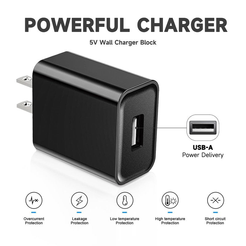 5V USB Wall Power Adaptor Charger Block for Philips Norelco USB Charger for Shavers 2400, 3600, 3900 & hq87 2600 Series 5000, 7000, OneBlade QP2724 Trimmer, Sonicare 4100 3100 2100 1100 HX3681,Bitvae