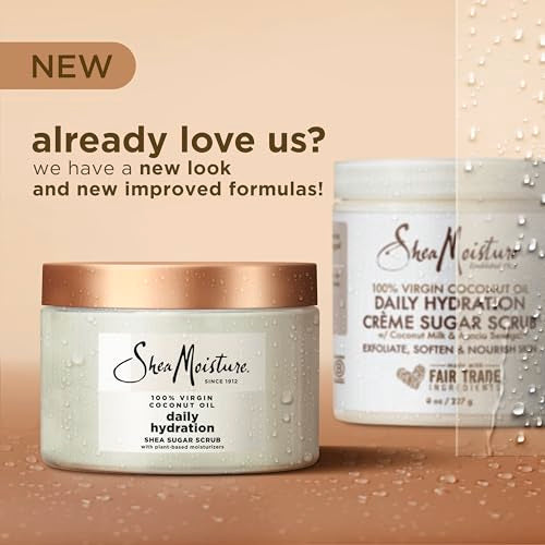 SheaMoisture Virgin Coconut Oil Body Scrub - 12 oz Daily Hydration