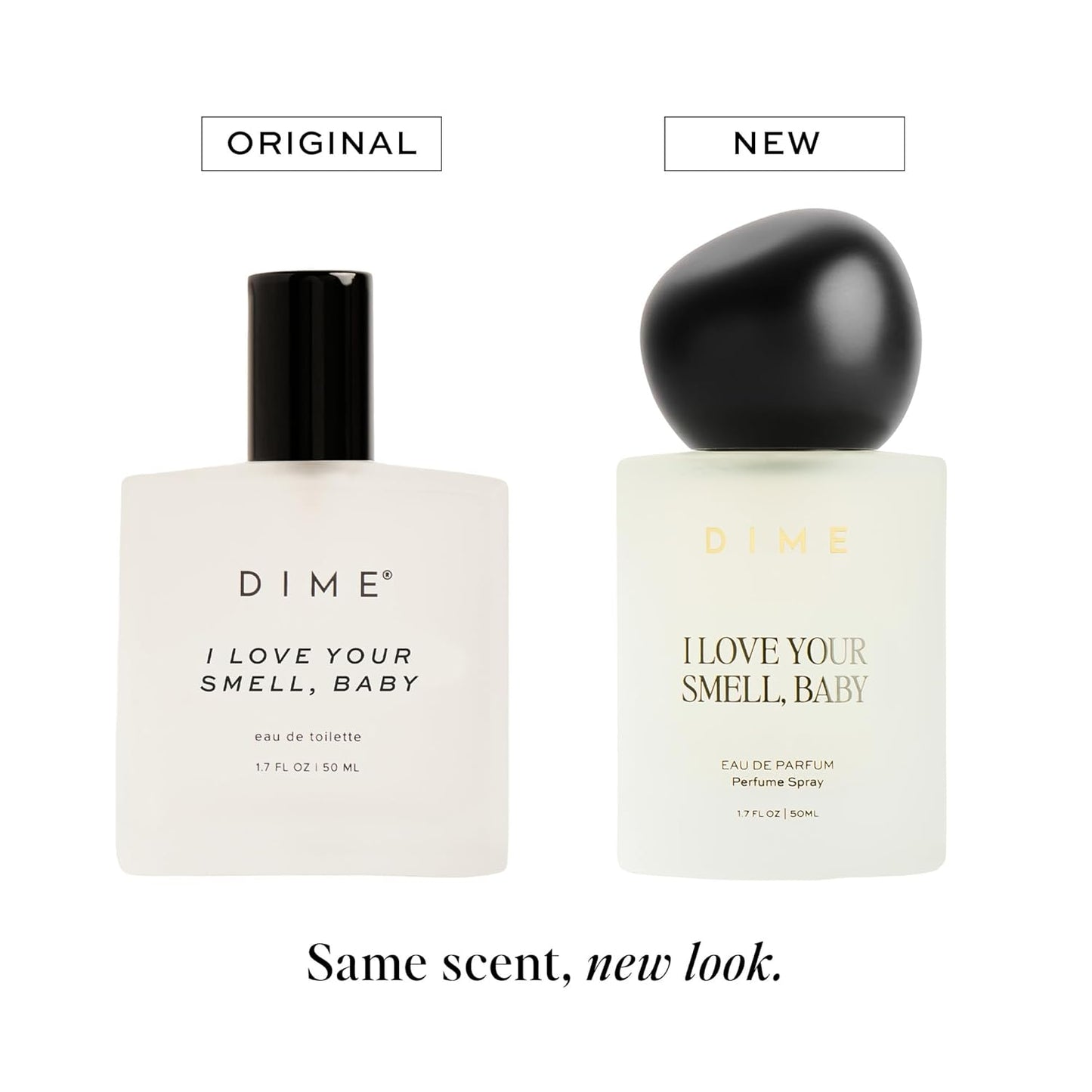 DIME Beauty Perfume - I Love Your Smell, Baby | Sweet Floral Eau de Toilette, 1.7 oz / 50 ml, Hypoallergenic
