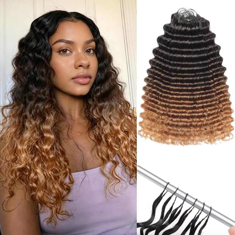 Miracle Knots Crochet Hair - 18 Inch Deep Wave Human Hair for Black Women | 125g, 100 Strands, Reusable