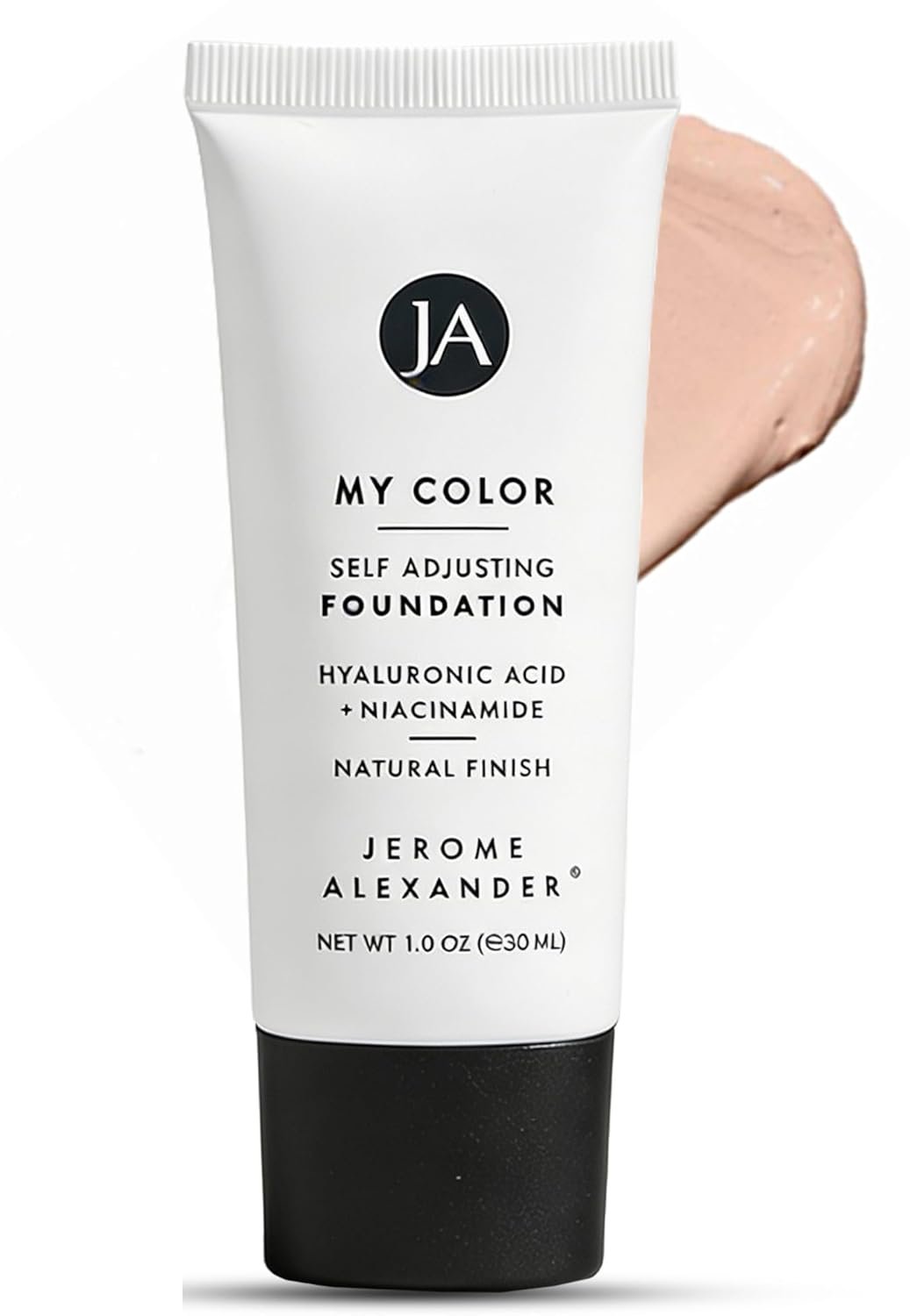 Jerome Alexander My Color Self-Adjusting Foundation - Hydrating Lightweight Face Makeup with Skincare | Light, 1 oz