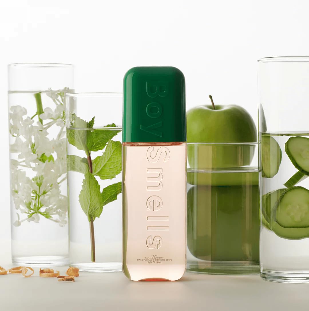 Cuc Hair and Body Mist - Fresh Cucumber, Mint & Musk Fragrance | Spa Smells Collection
