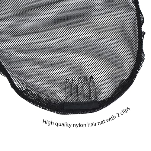 3 Pcs Black Round Ponytail Hair Net for Afro Puff Wigs