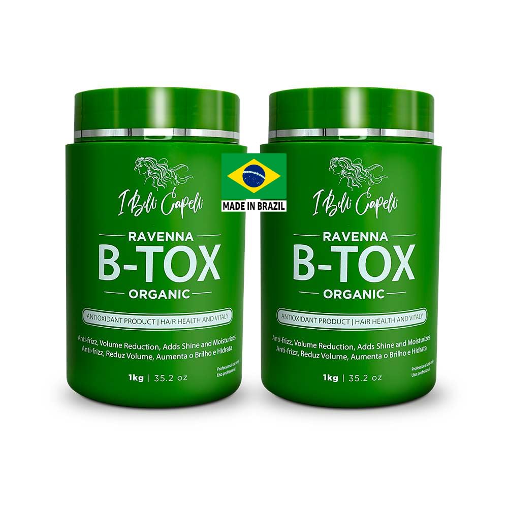 Professional Keratin Hair B-tox Treatment - Smoothing & Straightening System | 3x1L (105.8oz)