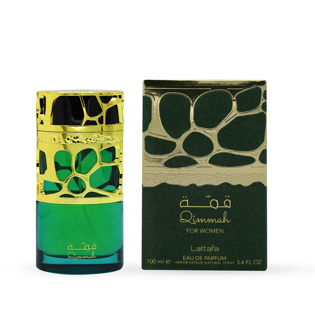 Lattafa Qimmah Eau de Parfum Spray for Women - 3.4 Ounce | Luxurious Fragrance