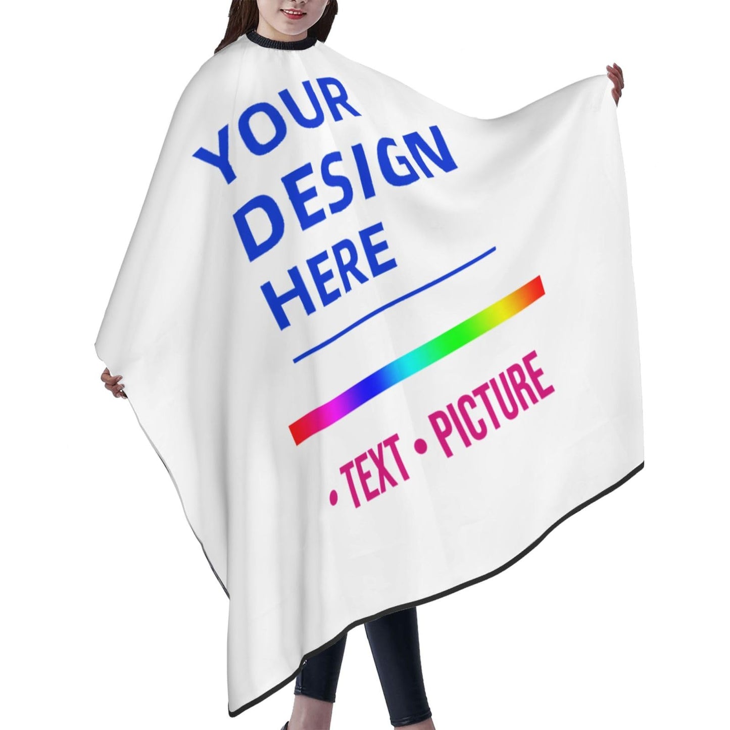 MALIMAHOO Custom Barber Cape Personalized Salon Haircut Capes Hairdressing Apron For Home Salon and Barbershop
