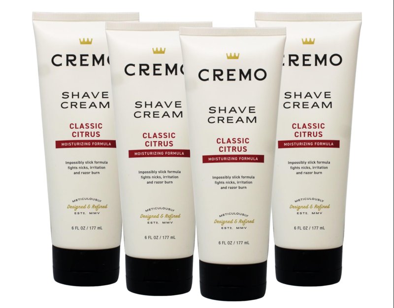 Cremo Original Shave Cream, Astonishingly Superior Shaving Cream for Men, 6 Fluid Ounce (4 Pack)