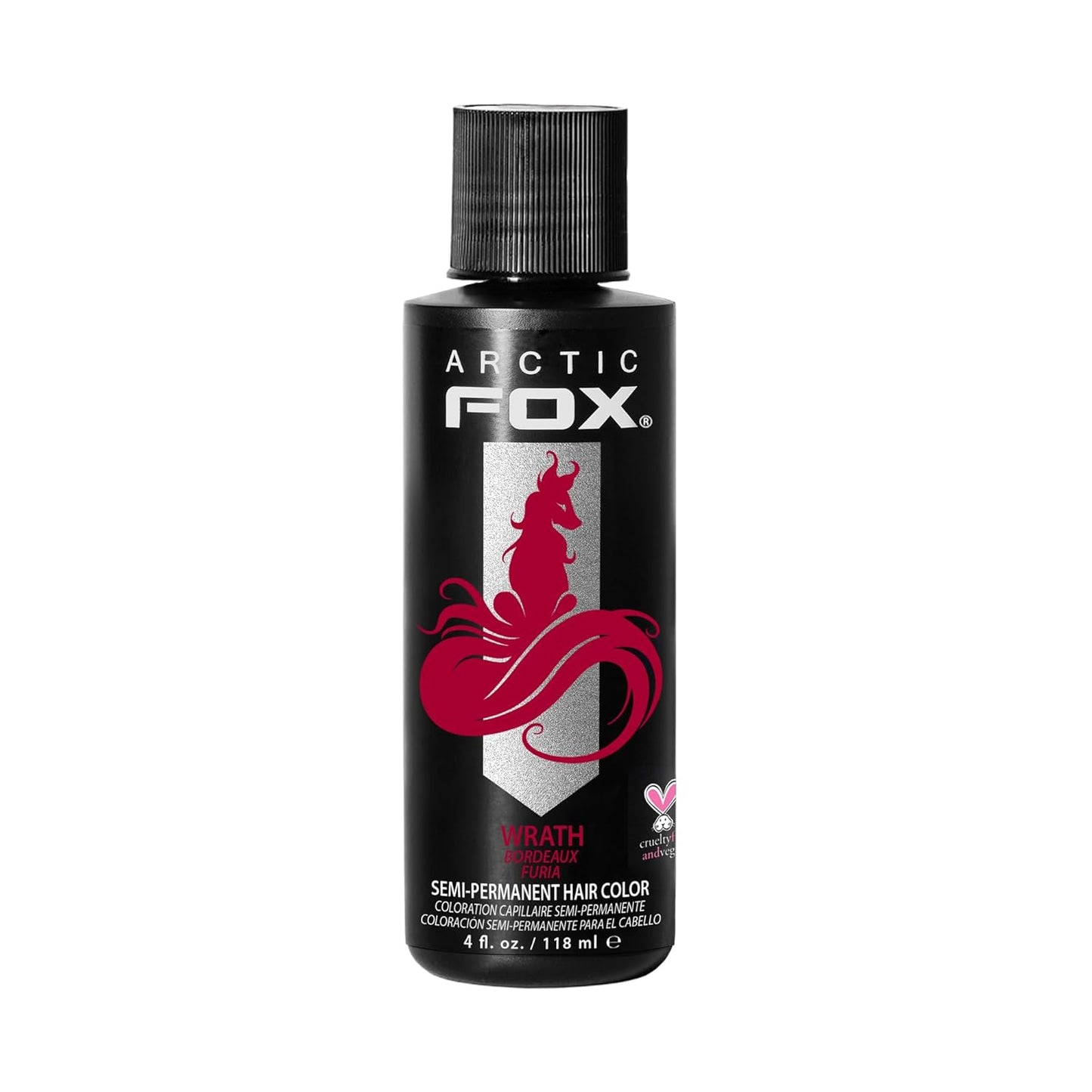 Vegan Semi-Permanent Hair Color Dye - Arctic Fox Wrath (4 Fl Oz) | Cruelty-Free Hair Tint