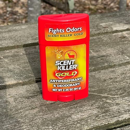 Wildlife Research Center Scent Killer Gold Antiperspirant Deodorant 2.25 oz - Unscented Hunting Scent Control Stick