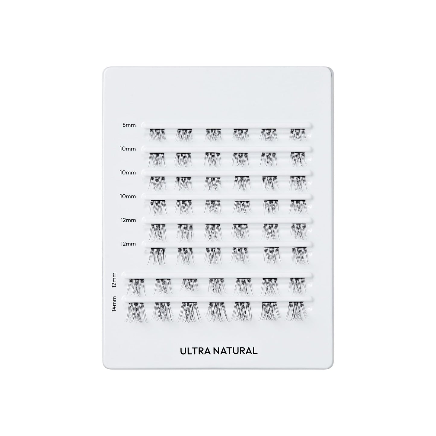 Falscara, False Eyelashes, Lash Clusters, 'Ultra Natural', 8mm-14mm, Includes 50 Wisps, Contact Lens Friendly, Easy to Apply, Reusable Lash Clusters