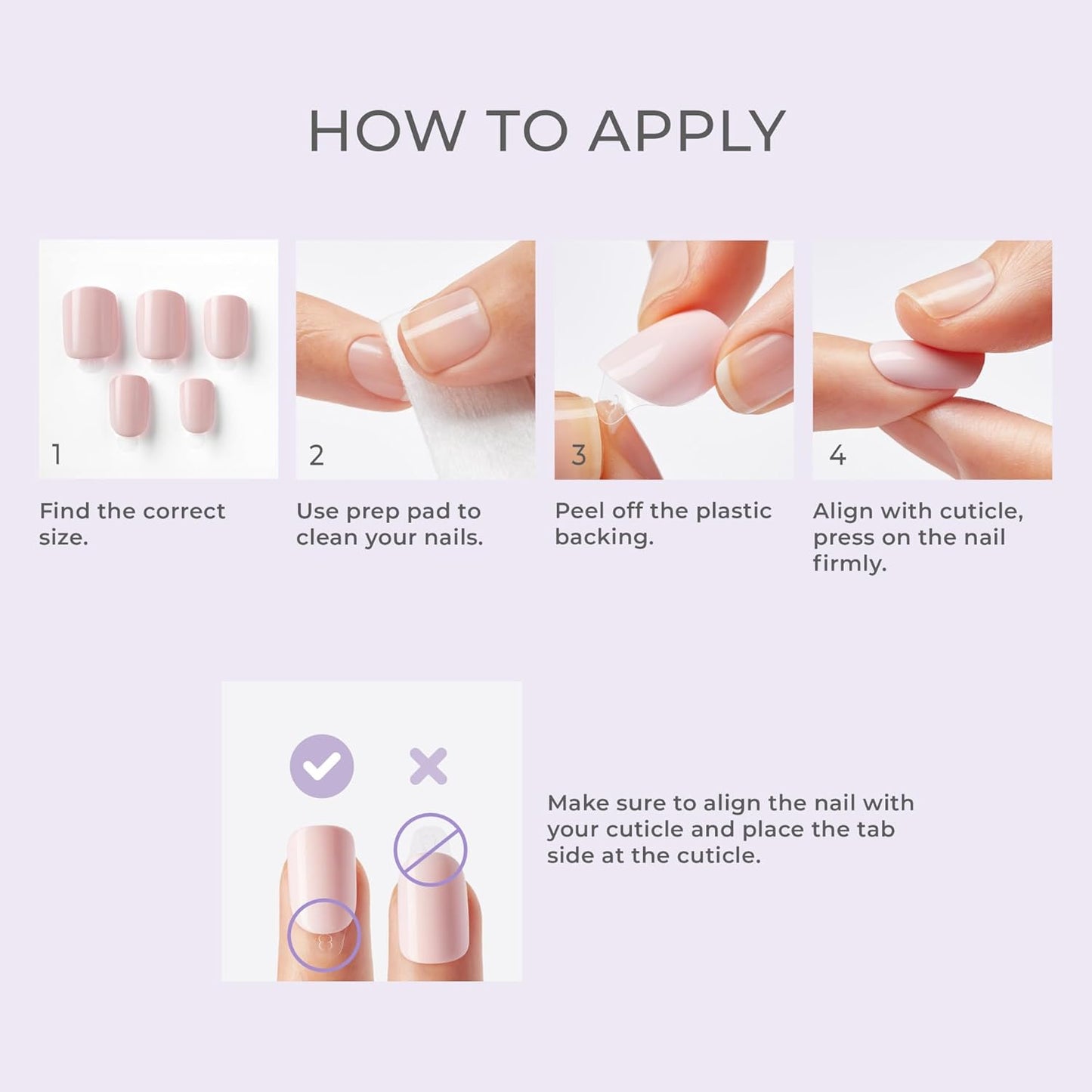 Impress No Glue Press On Nails - Happier Vibes Orange Squoval | Short Size, 30 Nails & Accessories Included