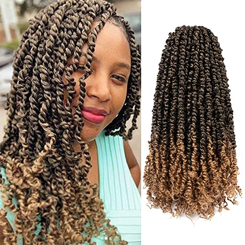Umylar 18 Inch Pre-Twisted Passion Twist Crochet Hair - 8 Pack Set