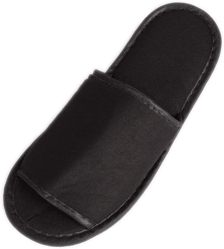 Portable Travel Slippers - Open Toe Foldable Sandals for Spa & Hotel | Washable Indoor Footwear with Bags