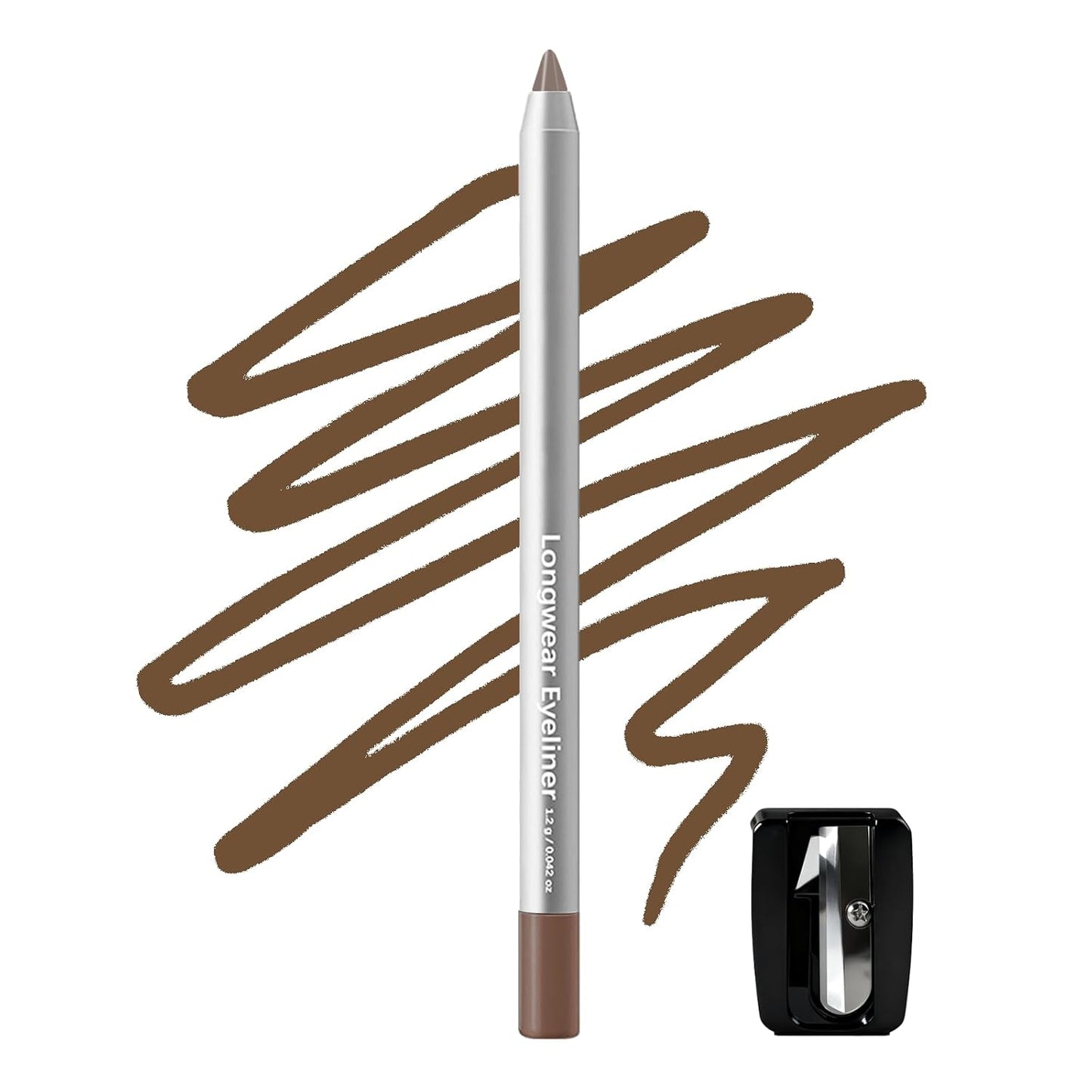 Deep Purple Plum Eyeliner Pencil - Waterproof, Long-Lasting, High-Pigmented Formula | Ideal for Mature Skin