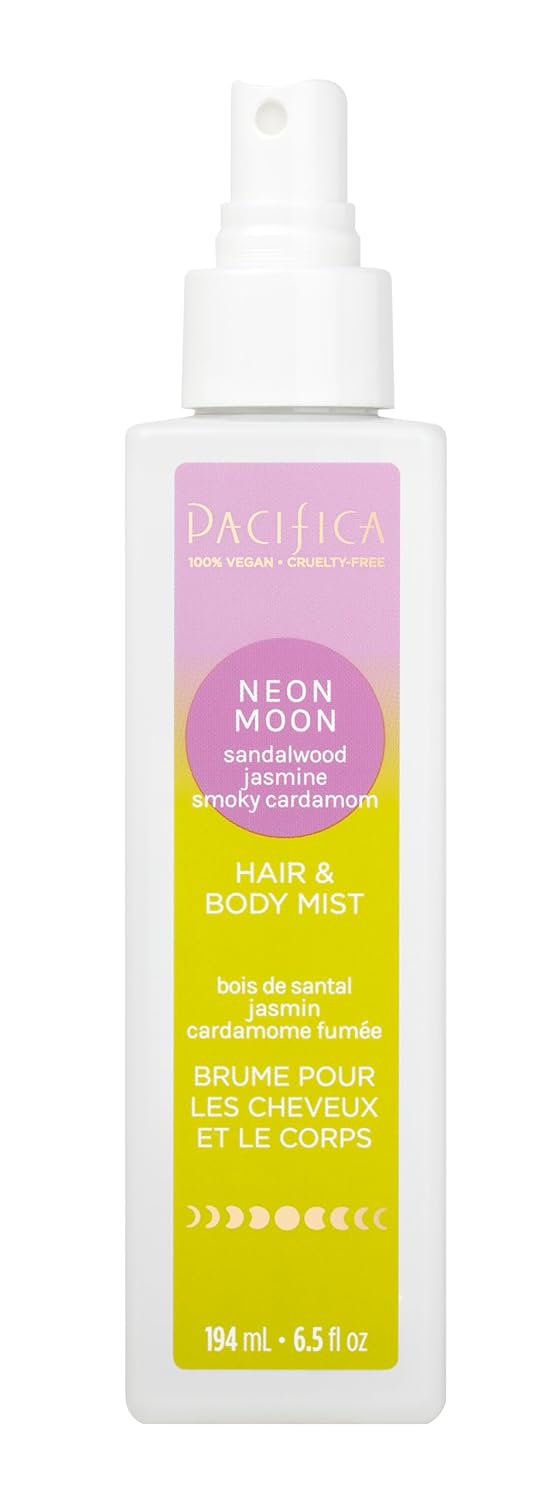 Pacifica Hair Perfume & Body Fragrance Mist - Blue Moon Lavender & Currant | Alcohol-Free, Vegan, 6.5 oz