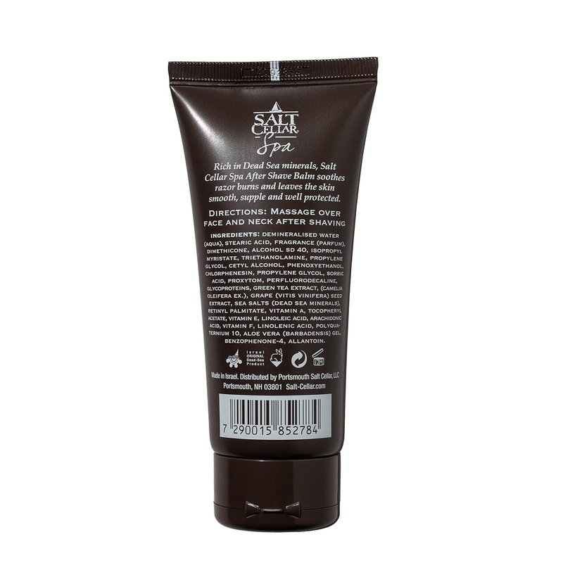 Salt Cellar Dead Sea Aftershave Balm – All-Natural Men’s After Shave with Botanical Extracts. Soothes Razor Burn, Hydrates Skin, and Absorbs Fast. Paraben-free. (Pack of 3, Dead Sea Minerals)