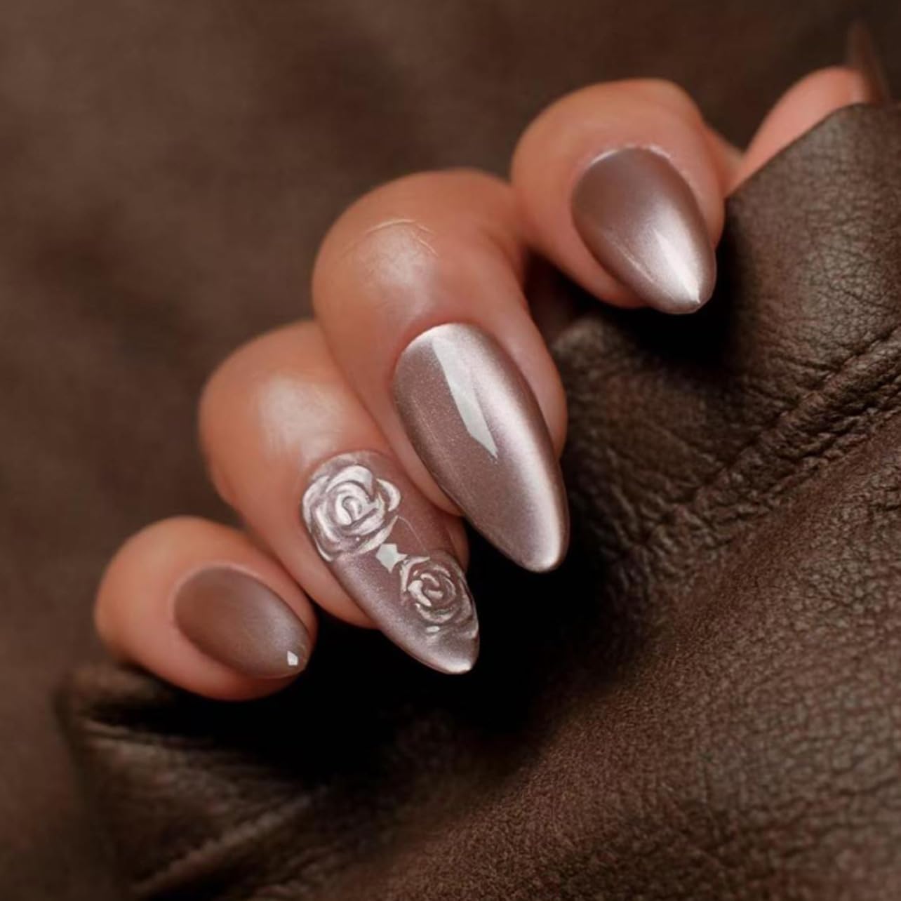 Ombre Press-On Nails - White & Light Pink Coffin Acrylic Design | 30 Pcs Reusable DIY Nail Art Kit for Women