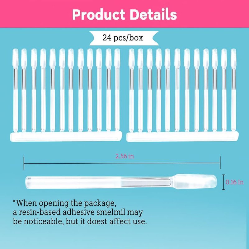 Sticky Ear Cleaning Sticks - Reusable Adhesive Ear Swabs for Gentle Earwax Removal | 24 Pack, Olive Green