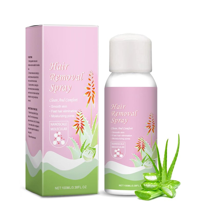 Hair Removal Spray for Body, Foam Hair Removal Cream for Women and Men, Sensitive Skin Hair Remover for Underarm, Arm, Back, Chest, Bikini, and Legs, Fast Acting & Easy to Use