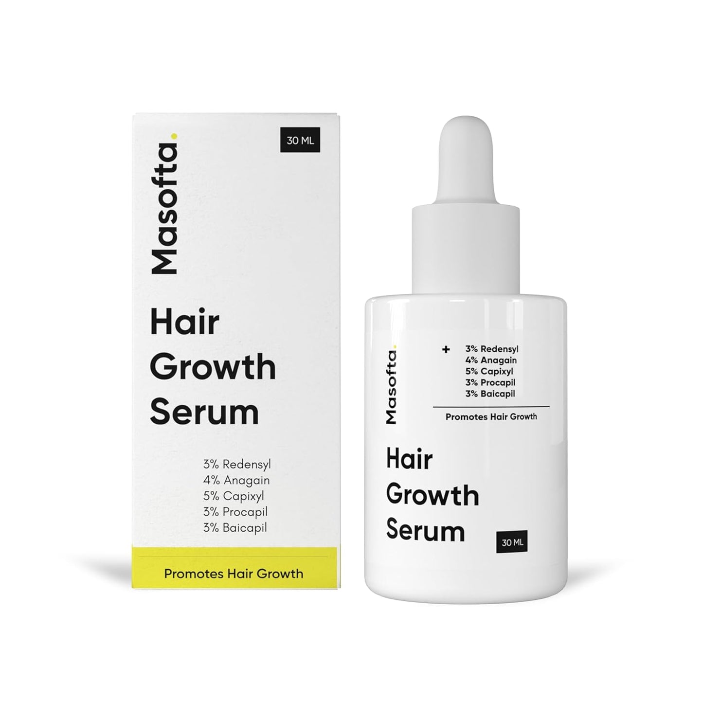 Hair Growth Serum - Density & Hair Fall Control with 3% Redensyl, Rosemary & Biotin | 1.01 fl. oz. (30ML)