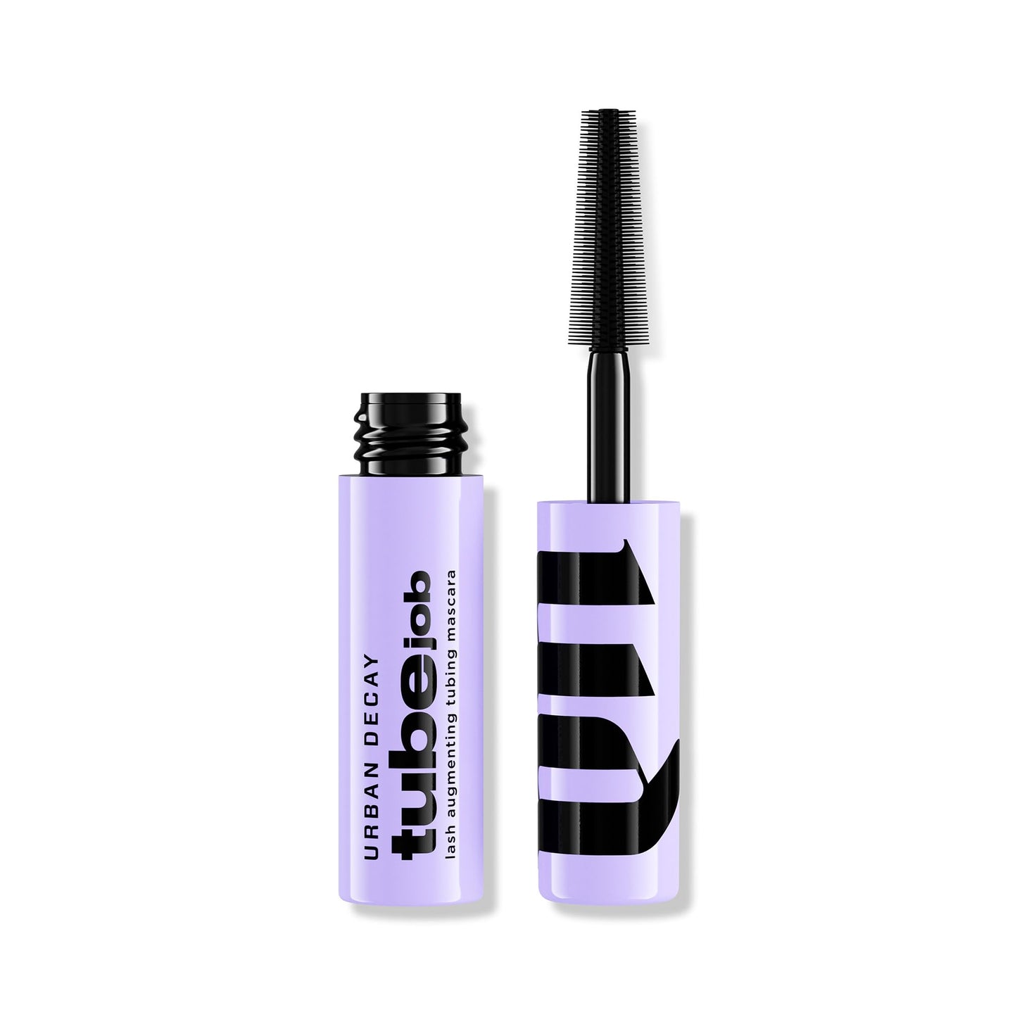 Urban Decay Tube Job Lash Tubing Mascara - Travel Size, 24HR Lifting, Lengthening & Volumizing, Anti-Clump, Anti-Smudge, Sweat & Water-Resistant, Washable No Scrub Removal, Castor Oil & Peptides