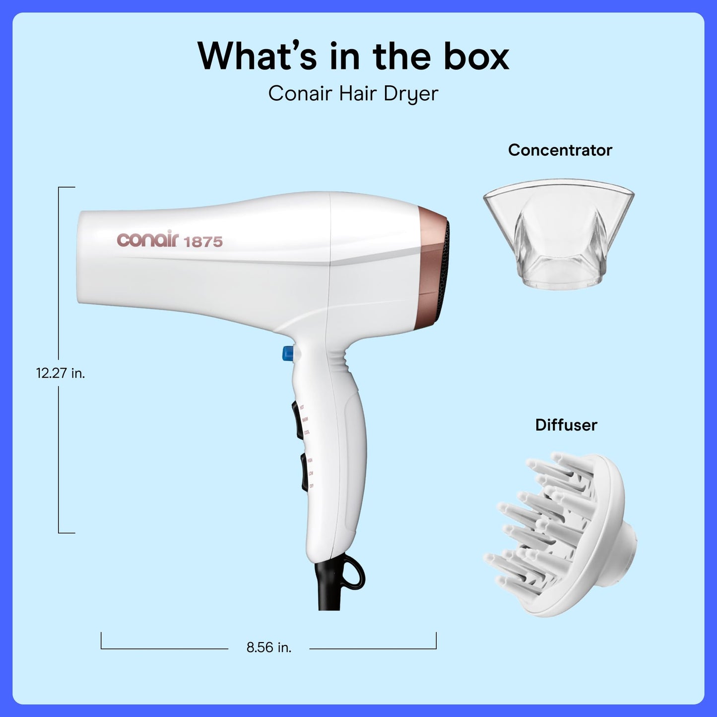 Conair Double Ceramic Ionic Hair Dryer