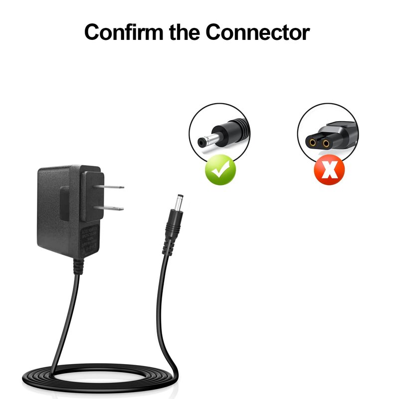 Power Cord Replacement for Philips Norelco HQ840, MG3750 MG3760 Multigroom Series 3000 Shaver Trimmer Razor Charger 8V