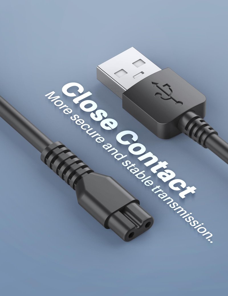 POPCHOSE Replacement USB Charging Cable, Charger Cord Compatible Fabric Shaver SN2268, Fit for Bymore Lint Remover SN2268 Fuzzs Pills Pilling Trimmer 5V Power Cord Charging Line