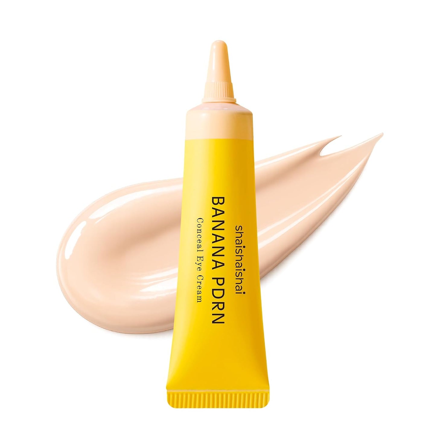 BANANA PDRN Conceal - Hydrating Under Eye Cream for Dark Circles | Advanced PDRN & Ectoin Formula, 0.52 oz (Caramel)