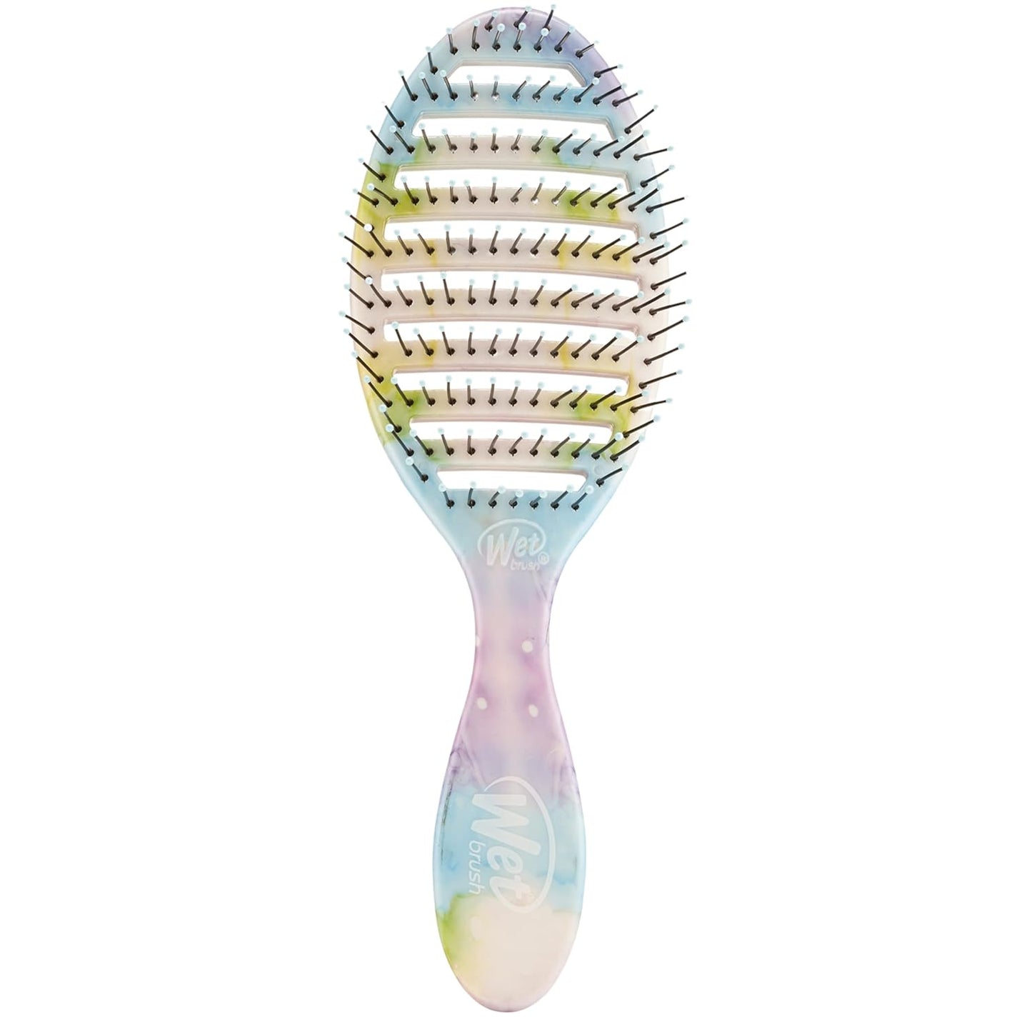 Speed Dry Hair Brush - Vented Design with Soft HeatFlex Bristles | Ergonomic Aqua Brush for Tangle-Free Blow Drying