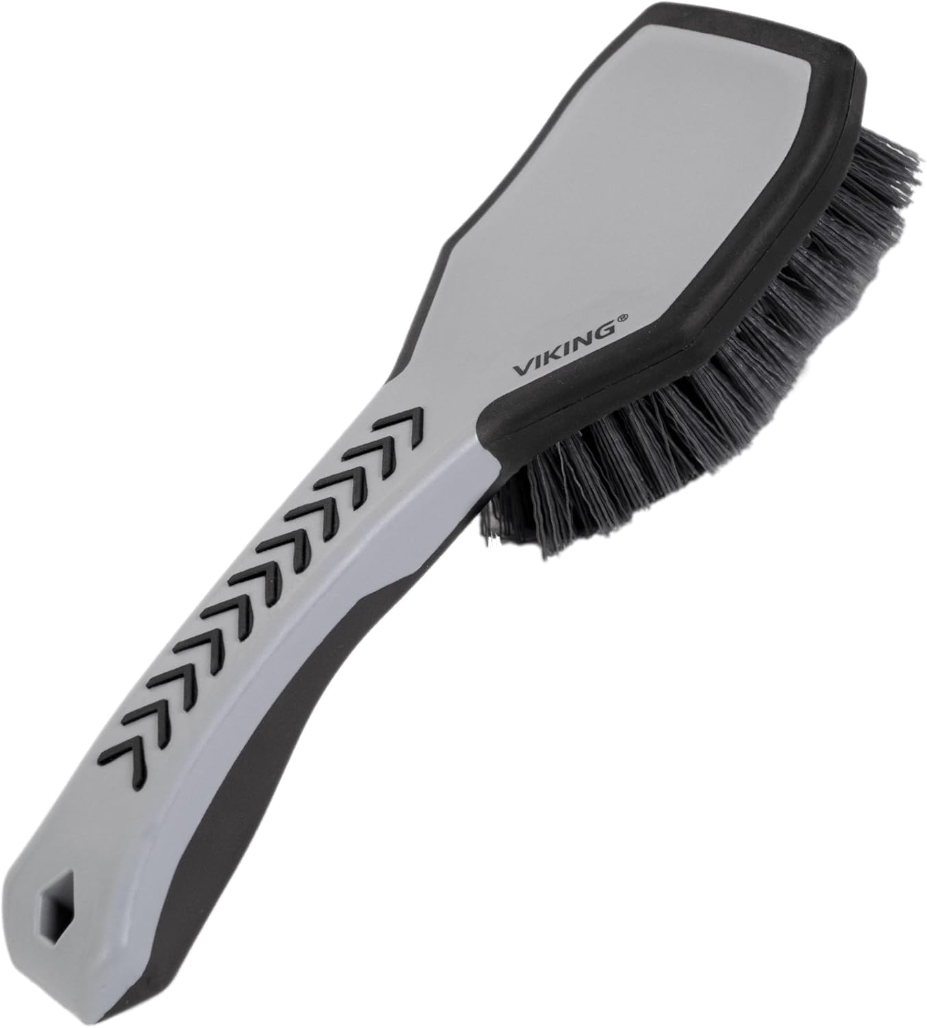 VIKING Tire Brush - Heavy-Duty Wheel Cleaner for Cars | 10.3 x 3.3 x 2.3 Inch, Grey