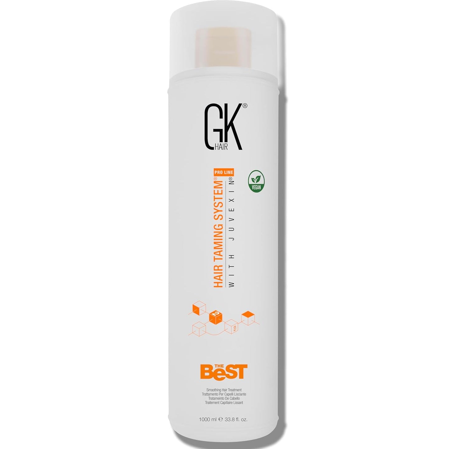 GK HAIR Keratin Hair Treatment - Professional Smoothing Complex for Silky, Frizz-Free Hair | 33.8 Fl Oz (1000ml)