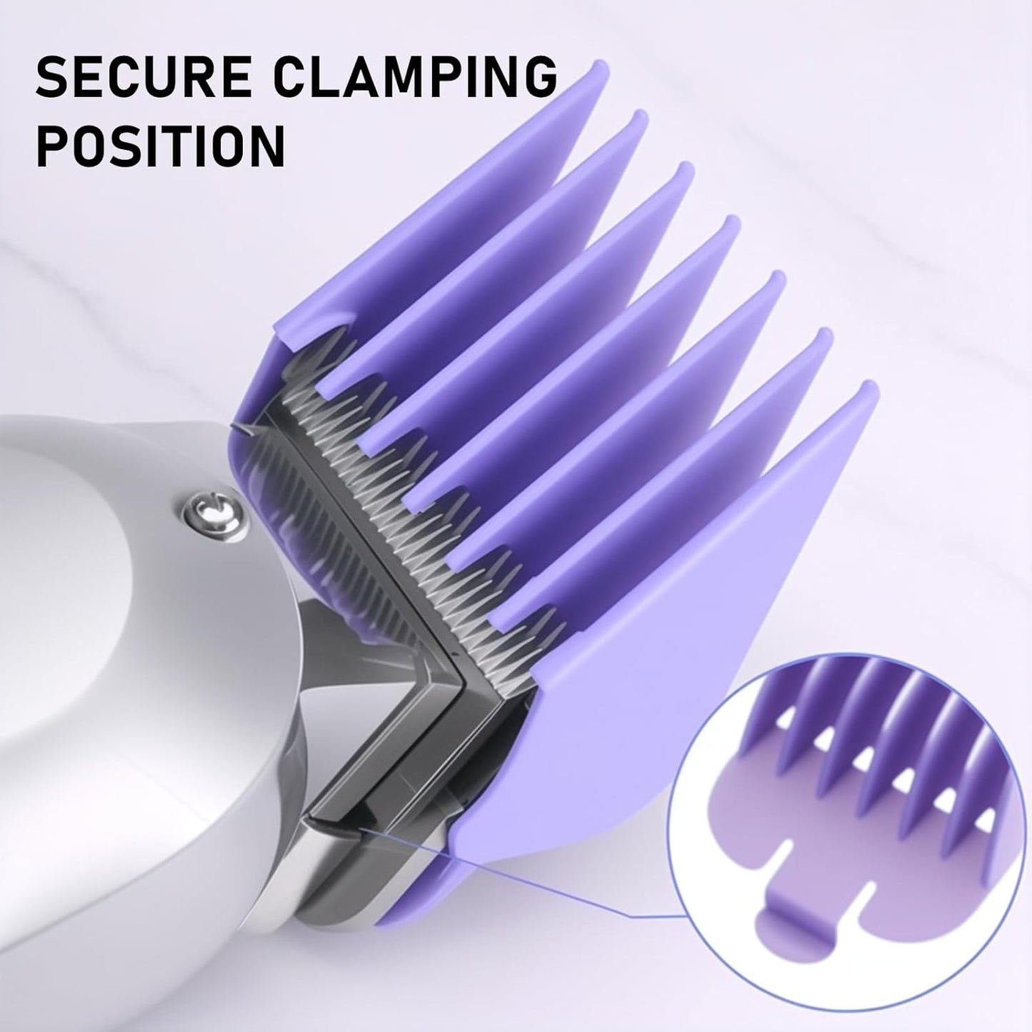 Wahl Clipper Guards Set - 10-Pack Professional Hair Clipper Guards | Multi-Color Coded Guide Combs, Cutting Length 1/16'' to 1''