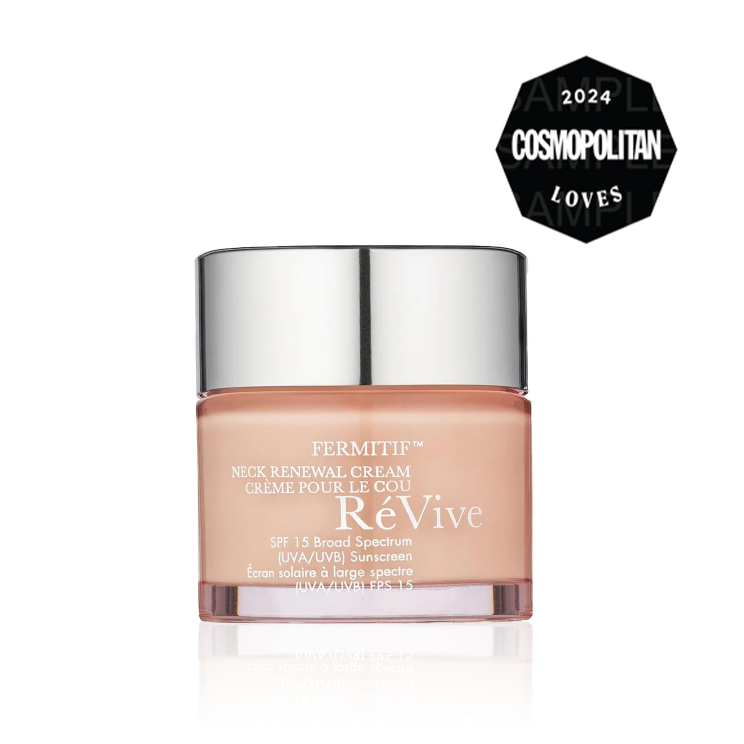 RéVive Fermitif Neck Renewal Cream SPF 15, Neck Tightening Cream for Lifting & Smoothing, Daily Neck Firming Moisturizer with Bio-Renewal Peptide & Bio-Firming Peptide, 2.5 oz