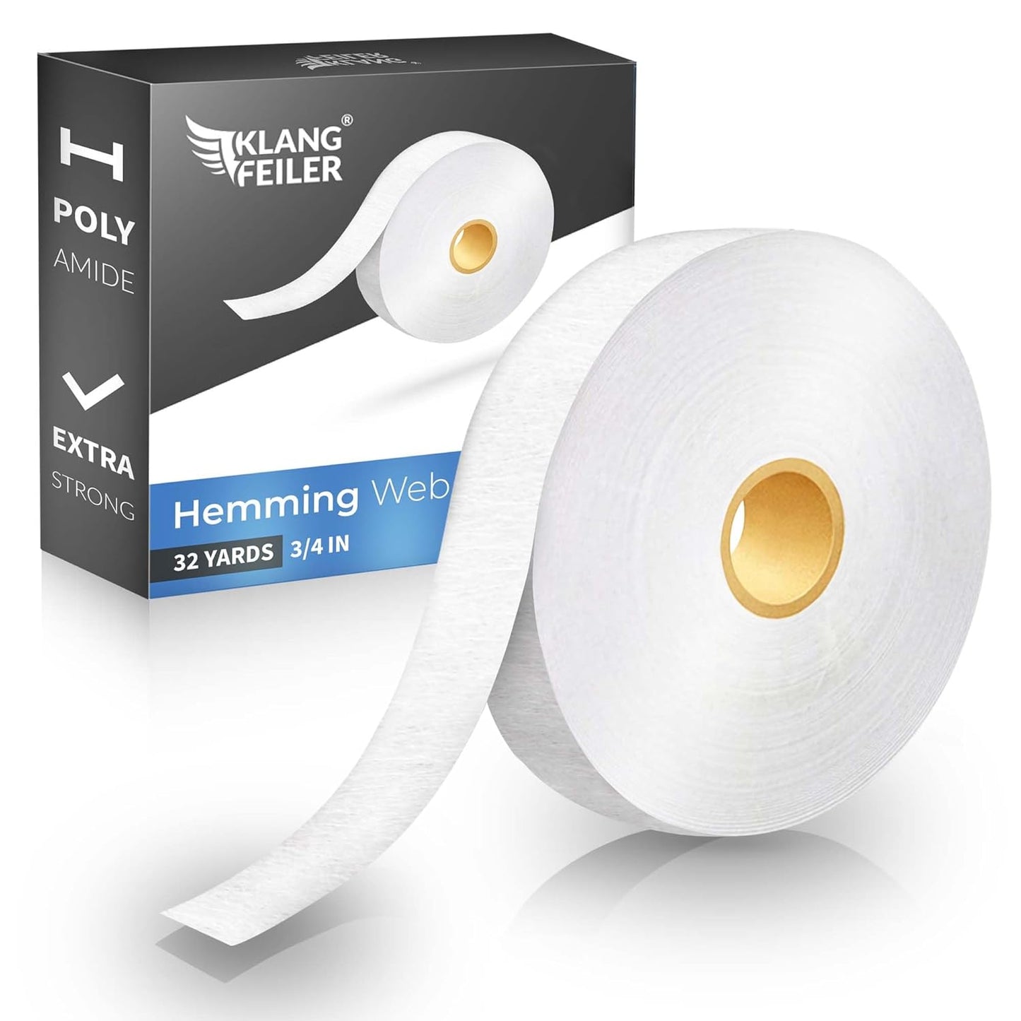Iron-On Hemming Tape - Extra Strong 0.75 Inch x 32 Yards | Easy to Use for Sewing Projects