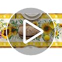 Artoid Mode Sunflower Table Runner 13x108 Inch - Durable Polyester