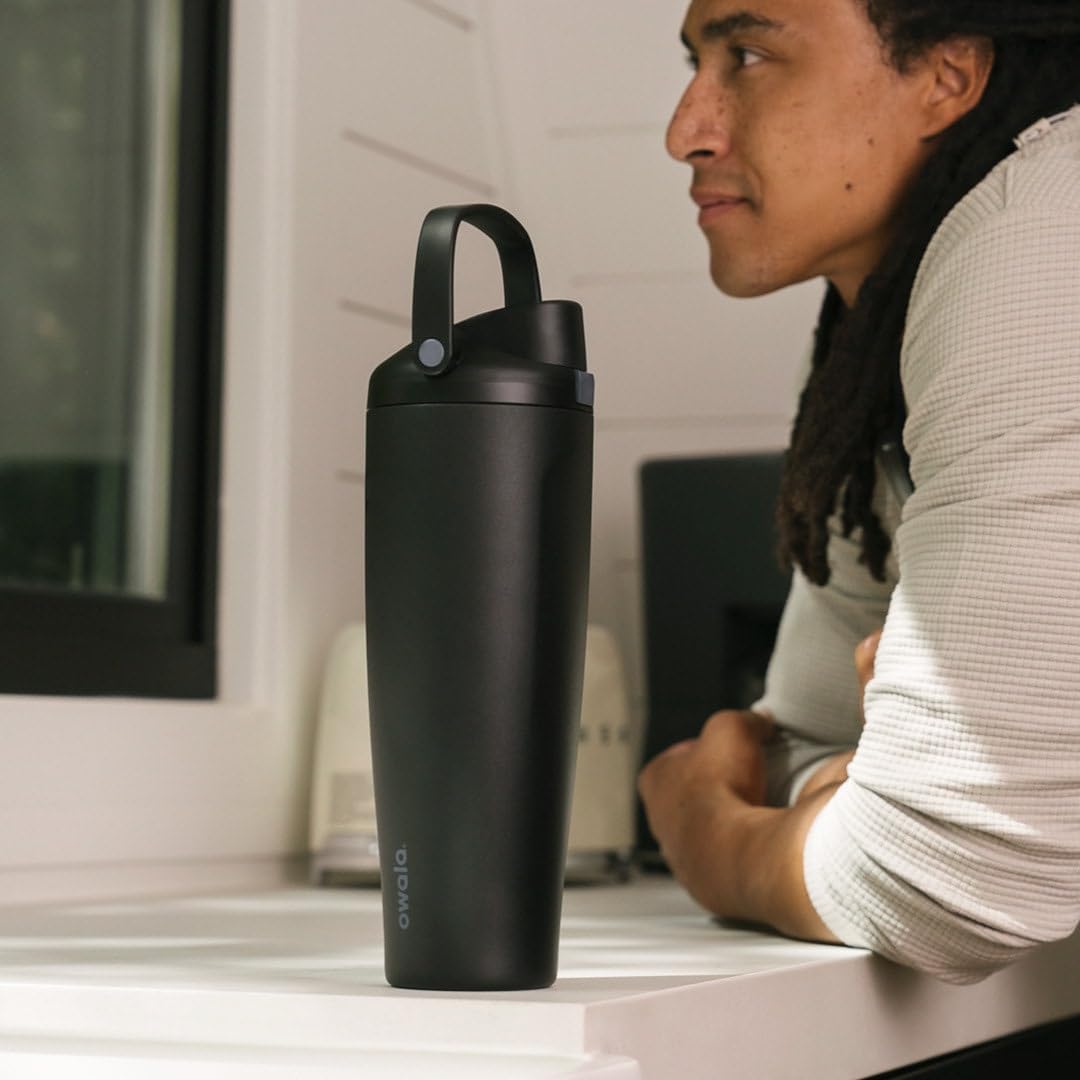 Owala FreeSip Sway Insulated Stainless Steel Water Bottle - 40oz, Two-Way Spout, BPA Free, Leak Proof, Ideal for Travel & Sports
