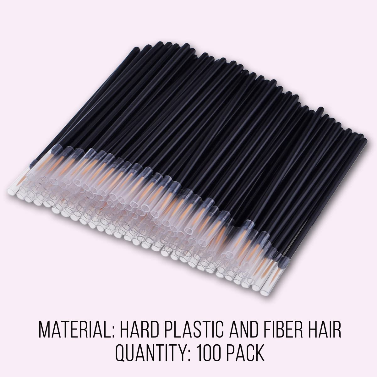 Eyeliner Brush Applicators - 100 Pack Ultra-Fine Point Disposable Eye Wands | Makeup Tool for Precision Application